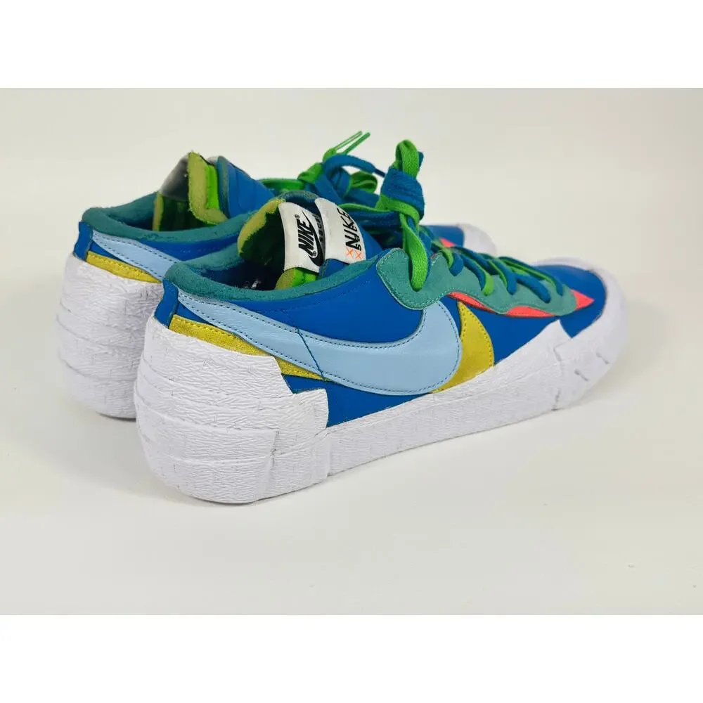 Nike Blazer Low Sacai x KAWS Neptune Blue DM7901-400 Mens Size 13 Very Clean